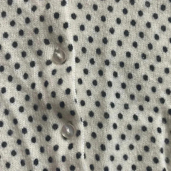 SAKS Fifth Avenue Black Label 100% Cashmere Cardigan Sweater Size Medium - Picture 7 of 7